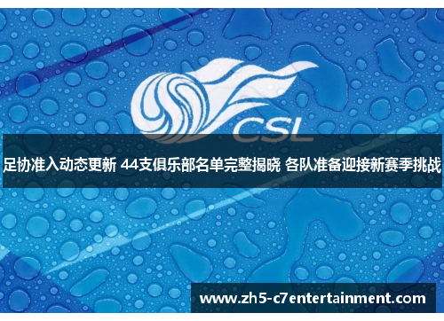 足协准入动态更新 44支俱乐部名单完整揭晓 各队准备迎接新赛季挑战
